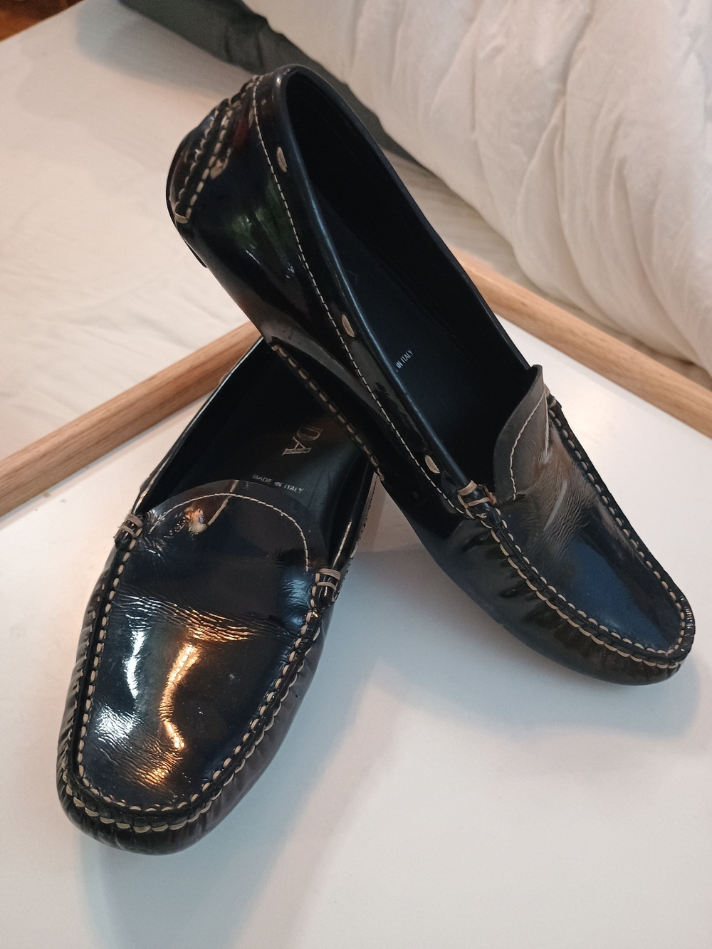 Prada Driving Loafers Used But Still Have Some Wear Left! Comfortable 7 Ladies.